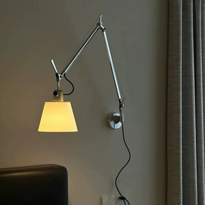 Vintage Italian for Artemide Telescopic Wall <b>Lamp</b> Warm White CCT for Living Room <b>Study</b> Bedroom Bathroom Use-for Bedside Reading - Product Image 5