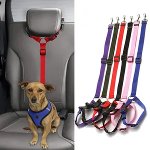 Huisdier Producten Universele Praktische Kat Hond Veiligheid Verstelbare Autogordel Harness Leash Puppy Seat-Riem Reizen Clip Strap leads