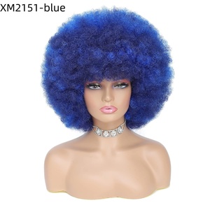 Perruques <span class=keywords><strong>afro</strong></span> violettes pour femmes, perruque <span class=keywords><strong>disco</strong></span> des années 70 pour femmes, perruques <span class=keywords><strong>afro</strong></span> bouclées naturelles, rebondissantes et moelleuses pour le cosplay - Product Image 2