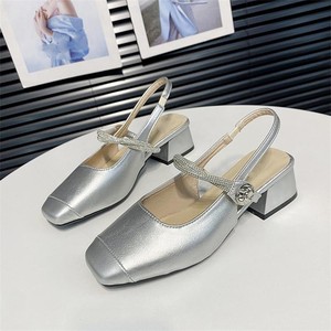 Zapatos de Tacón Alto para Mujer, Estilo Mary <span class=keywords><strong>Jane</strong></span>, Ligeros, Vintage, Elegantes, Versátiles, para el Verano, Tacón Grueso Francés, Moda Femenina, Venta al Por Mayor - Product Image 4