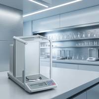 Balance analytique électronique de précision Longteng GH-252 série GH, 0,01 mg, pesée hydrostatique, 101 g, alliage d'aluminium