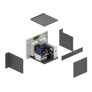 Distributeur d'<span class=keywords><strong>eau</strong></span> <span class=keywords><strong>chaude</strong></span> et <span class=keywords><strong>froide</strong></span>, filtre à <span class=keywords><strong>eau</strong></span> potable intégré au mur, purificateur d'<span class=keywords><strong>eau</strong></span> RO électrique intégré, filtration à 5 étages, 1,5 L/min - Product Image 2