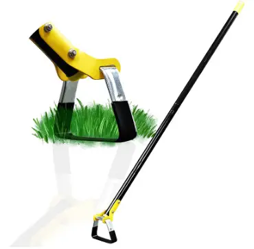 Estribo de bucle, estribo, azada, azada, herramienta de jardín para aflojar el suelo, deshierbe, Hoz, corte de hierba con bucle de lucha ajustable