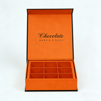 Boîte Rigide de Luxe pour Chocolats en Promotion avec Embossage, Doublure en Mousse, Emballage Magnétique Personnalisé Réutilisable et Insert en Papier