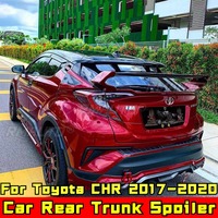 Aileron arrière de coffre noir brillant pour Toyota C-HR 2017-2020, accessoires de carrosserie