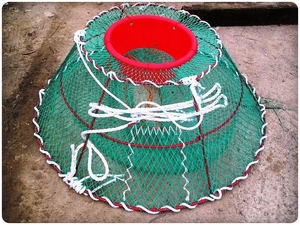 Piège à poissons de haute <span class=keywords><strong>mer</strong></span> du marché chilien os commercial pliable cage à crabe royal - Product Image 3
