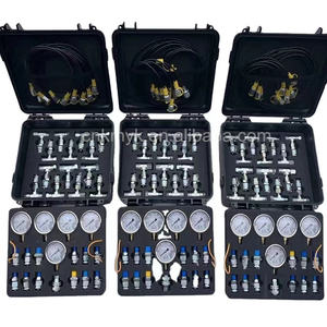 <strong>Hydraulic</strong> Pressure Gauge Kit for Excavator Construction Machinery Parts test Hose test Tool Kit - Product Image 1