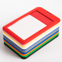 Porte-badge en plastique CARDSILK, design moderne et minimaliste, étui pour carte d'identité, porte-passe d'employé, étui pour carte de contrôle d'accès, étui pour carte d'étudiant, bureau