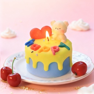 Bougies d'anniversaire créatives, bougies miniatures d'art, décoration de mariage, bougies parfumées artisanales - Product Image 4