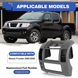 Para Nissan Frontier 2005-2020, <span class=keywords><strong>bisel</strong></span> del panel de la consola central de <span class=keywords><strong>instrumentos</strong></span>, números de pieza de repuesto 68259-ZP16D, 68259-ZP16A, 68259-ZP16C - Product Image 2