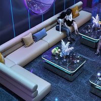 KTV Salon Bar Comptoir Meubles Nouveau Canapé Cabine Arrivée Personnalisée Discothèque Bar U/L Forme En Cuir Antique Bois Moderne BAR Ensemble