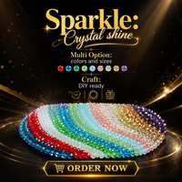 Perles de verre facettées en forme de roue, colorées et brillantes, de 2 à 10 mm, pour la fabrication de bijoux et les décorations de mariage (vente en gros)