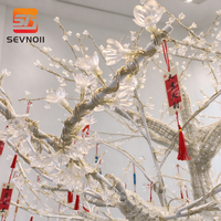 Lumière LED à motif d'arbre à fleurs de cerisier 3D programmable DMX Pixel pour la décoration extérieure commerciale