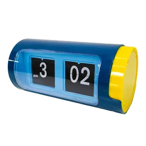 Modern Flip Calendar Home Decorative Automatic Page Turning Table Clock Simple Flip Clock