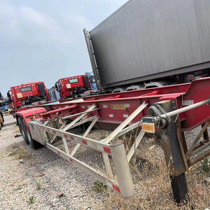 Fengniao 20FT 40FT 45FT Iron Container Flatbed Semi-<b>Trailer</b> Skeleton <b>Trailer</b> 12R22.5 25001-30000kg - Product Image 1