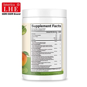 Nutraceutical Green Powder Supplement Manufacturer with Probiotics and Digestive Enzymes Gut Health Mango Flavor Green Powder - Product Image 5