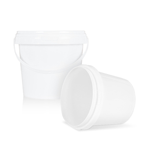 マットホワイトHDPEバケットハンドル付き0.5-1Lドライフード収納 & 工業製品包装用 - Product Image 5