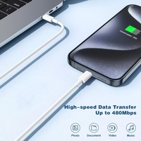 Kabel USB-C Tipe C Portabel untuk iPhone 17 16 15 14 13 12 11 Pro Max Pengisian Cepat PD 40W Adaptor Charger Earphone Kamera