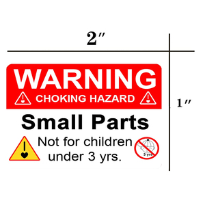 Nhà máy cung cấp trực tiếp bao bì dễ vỡ nhãn dán cảnh báo nghẹt thở nhãn cho vận chuyển nhãn - Product Image 1