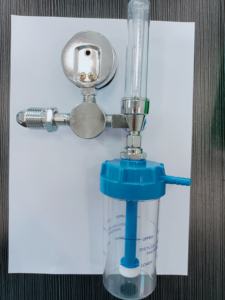 Inhalador de gas de fábrica OEM Cga540 inhalador regulador de oxígeno médico con humidificador - Product Image 5