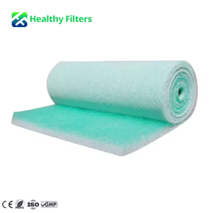 Bộ Lọc Buồng Phun Sơn Sợi Thủy Tinh Màu Xanh Lá Cây Và Thiết Bị Lọc Trần - Product Image 3