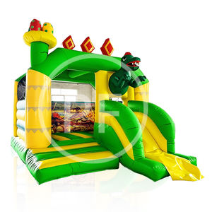 Nueva y divertida casa inflable personalizada para rebotar en la jungla, trampolín de PVC, <span class=keywords><strong>castillo</strong></span> hinchable para niños con soplador y Kits de reparación Unisex - Product Image 4