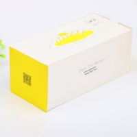 Boîte cadeau universelle pliable à rabat personnalisable emballage en carton vide pour bougies gâteau aux fruits thé couleurs personnalisées pour les articles de dossier