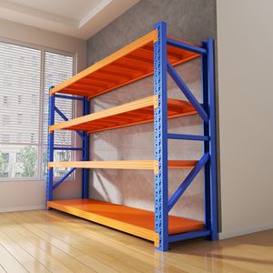 Estantería Perforada de Alta Resistencia Hjlbhj Lcsn, Estructura de Hierro con Ensamblaje de Clips, Recubrimiento Epóxico, Vertical, para Almacenamiento en Almacenes y Supermercados - Product Image 4