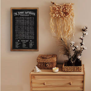 Rustic Wooden Framed Sign for Home Decor <strong>Funny</strong> Wooden Art with Humorous <strong>Quote</strong> for Farmhouse <strong>Bathroom</strong> Decor - Product Image 4