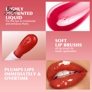 OEM Cosmetic Natural Glow Glossy Tingle Lipgloss Maxi-Lip Liquid <strong>Lipstick</strong> Vegan Chili Pepper Lip Plumper Lifter Plump Gloss - Product Image 4
