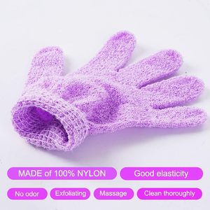Gant de Bain Exfoliant en Nylon à Cinq Doigts, 13 Couleurs, Durable, pour Éliminer les Cellules Mortes - Product Image 5