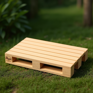 Planche à découper en bois (20x12cm) mini palette Naturelle 26121 - Product Image 3