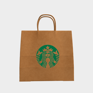 Borsa Ecologica Personalizzata con Logo Stampato, 100% Biodegradabile, Riutilizzabile, in Carta Kraft Marrone - Product Image 4