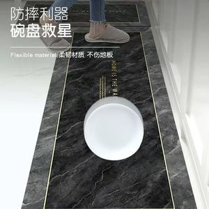 Tapis de cuisine en terre de diatomée rectangulaire antidérapant et résistant à l'huile pour cuisine, salle de bain et entrée - Product Image 1
