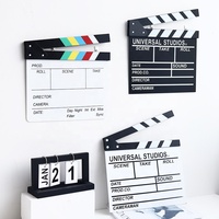 Individuelles Filmstudio-Regie-Klappbrett Wiederverwendbares Whiteboard mit Trockenlöschfunktion