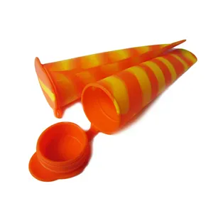 Riutilizzabile Del Silicone Cono FAI DA TE Ice Cream Lolly Pop Maker Stampi Per Bambini Del Bambino Popsicle Muffa