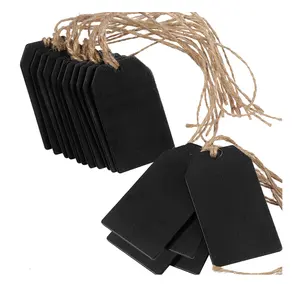 黒板ノートブック Suppliers-木製ミニ黒板看板をぶら下げ40個の黒板タグ