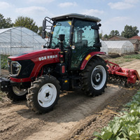 Tracteur agricole 4x4 de 80 CV, 90 CV, 100 CV, directement de l'usine, avec sous-soleuse et herse à disques, homologué CE, pour labour profond