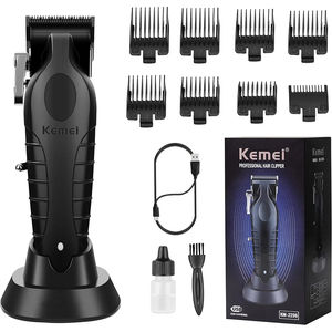 <span class=keywords><strong>KEMEI</strong></span> Km-2299 <span class=keywords><strong>2296</strong></span> Tondeuses à Cheveux Sans Fil pour Hommes Série Salon Tondeuses Professionnelles Rechargeables Électriques - Product Image 2