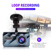 Fabricant de voiture DVR enregistreur vidéo HD GT900 enregistrement en boucle enregistreur avant arrière double caméra Dash Cam pour voiture