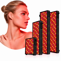 Aisqueen LP02-1052W Panneau de luminothérapie infrarouge 630nm 660nm 850nm LED Rouge COB pour le raffermissement de la peau et l'élimination des pigments, usage domestique