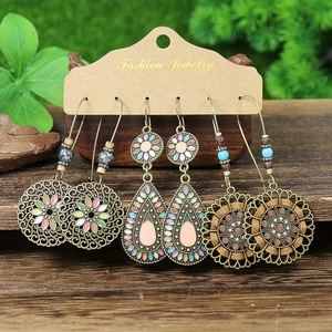 Pendientes de Moda Boho con Borlas y Turquesa para Mujer, Pendientes Colgantes para Fiesta 2024 - Product Image 2