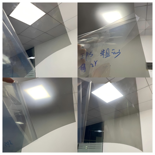 IPS Polarized Film Glossy or Haze Matt Etch Anti-Glare Anti-Reflection With Adhesive Used for Display Screens A4 Size