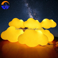 Chenghuang - Nuages suspendus personnalisés avec éclairage LED - Ballons en forme de nuage - Nuages gonflables de dessin animé pour la décoration - Affichage publicitaire