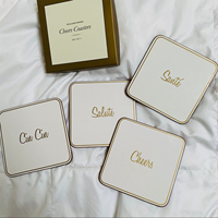 Sous-verres en papier personnalisés pour café, bar, hôtel et entreprise