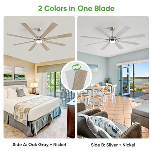 พัดลมเพดานอัจฉริยะขนาด 62 นิ้ว รุ่นขายดีปี 2025 ควบคุมผ่านแอป Tuya รองรับ Google <span class=keywords><strong>Alexa</strong></span> รีโมทคอนโทรล มอเตอร์ DC ไฟ LED ใช้ได้ทั้งภายนอกและภายในบ้าน เหมาะสำหรับโรงแรมและที่พักอาศัย - Product Image 3