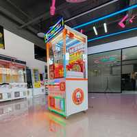Mini machine à griffes d'arcade en plastique à monnayeur, interface anglaise, machine à cadeaux amusante pour tous les âges, jeu pour 1 joueur, pour centres de jeux