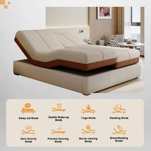 Nệm thông minh với người bán buôn đầu và chân có thể điều chỉnh, nệm thông minh phân chia hoàn toàn với chế độ không làm phiền - Product Image 3