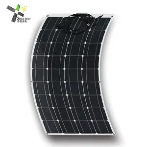 Prezzo di fabbrica pannello solare flessibile facile da trasportare per tetto auto da viaggio uso portatile 50w 100w 200w 250w mono pannello solare