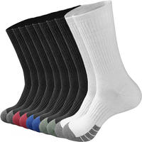 Chaussettes de basketball surdimensionnées de couleur unie haute performance, antidérapantes, en coton, confortables pour le sport et la course à pied pour hommes